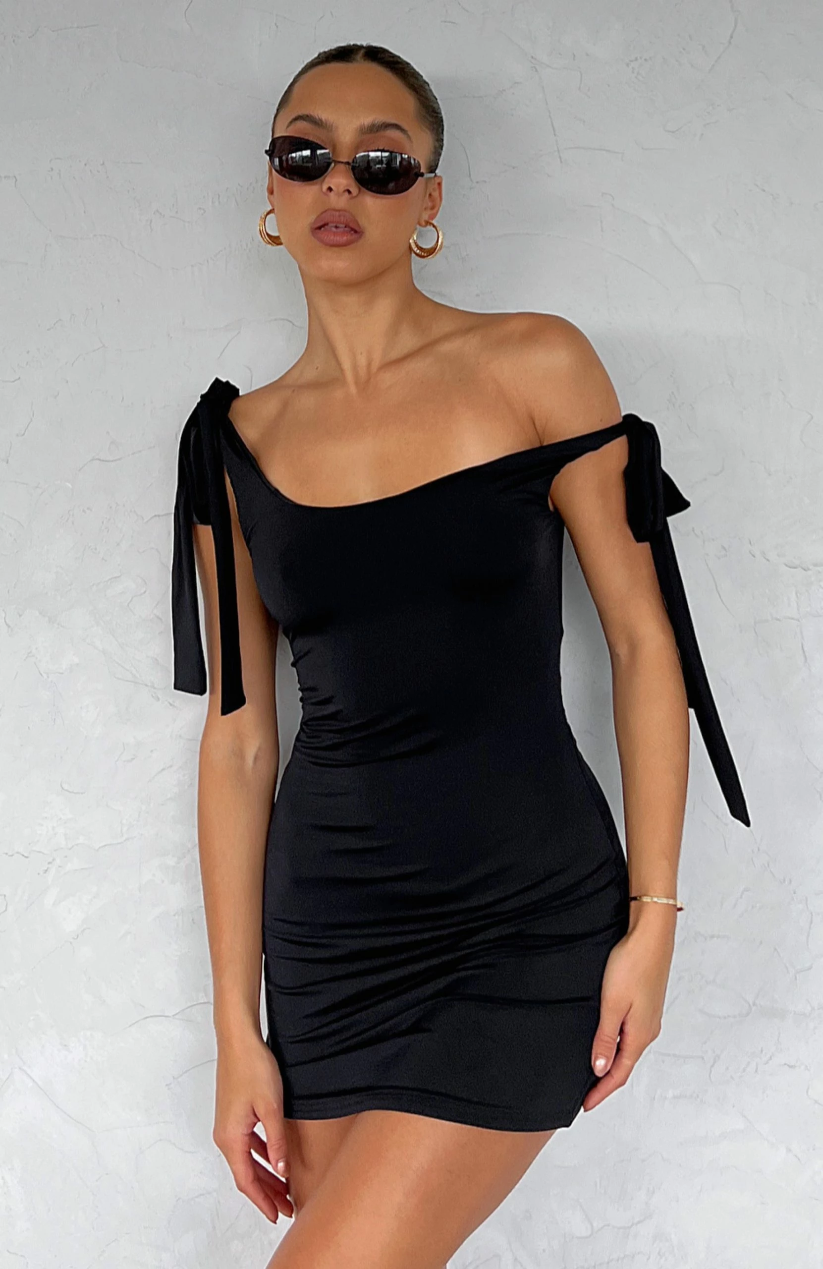 Tie The Knot Mini Dress Black 6 Tie The Knot Mini Dress Black - Image 6