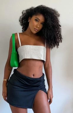 Breathtaking Crop Silver 27 Breathtaking Crop Silver -Outlet The Lounge Vibe Store Thay