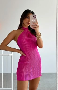 Up In The Air Mini Dress Pink