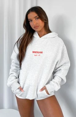 We're Out Here Oversized Hoodie Grey Marle 9 We're Out Here Oversized Hoodie Grey Marle -Outlet The Lounge Vibe Store WE RE OUT HERE HOODIE 7.06.23 02