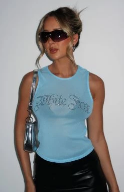 Won't Be You Tank Ice Blue