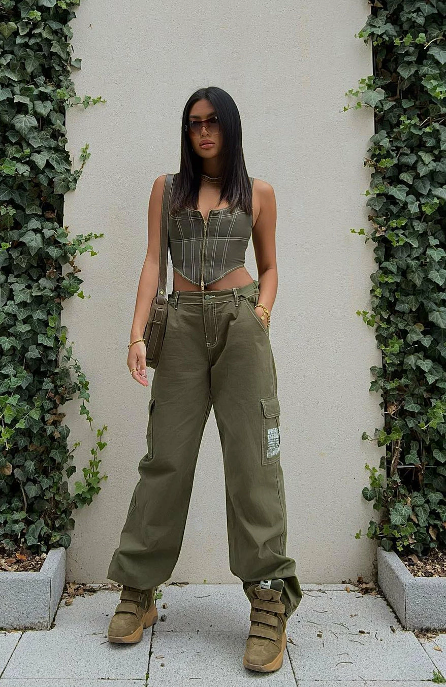 Back On Top Jeans Khaki 8 Back On Top Jeans Khaki - Image 8