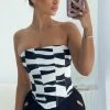 Count Me In Bustier Zebra Print