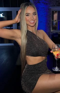 Best Friend Mini Dress Bronze