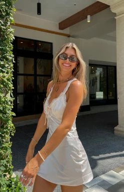 Listen Before I Go Mini Dress Pearl