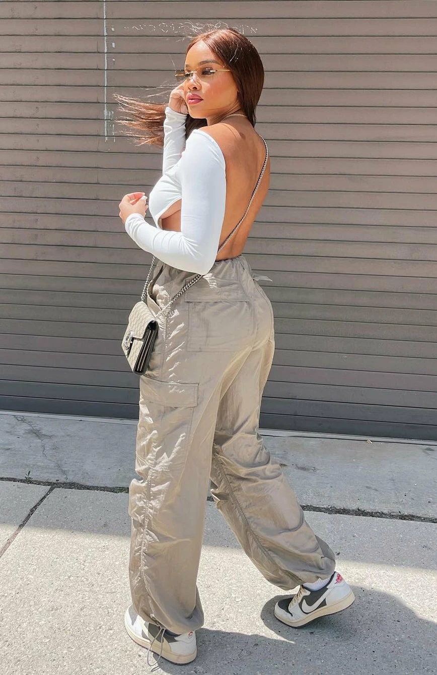 Be The Moment Pants Stone 6 Be The Moment Pants Stone - Image 6