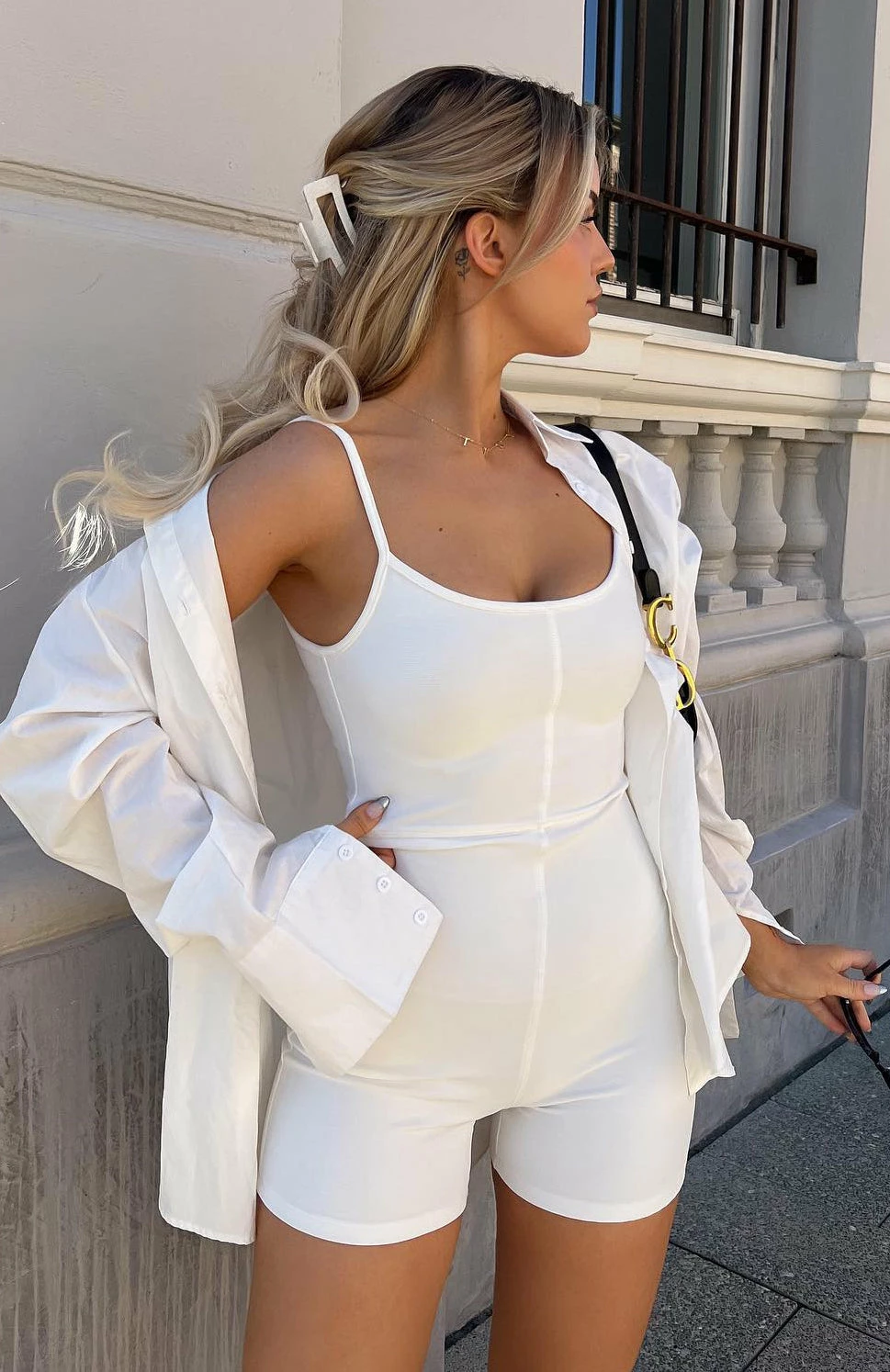 Clearly Into You Playsuit Off White 1 Clearly Into You Playsuit Off White