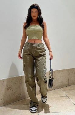 Back On Top Jeans Khaki 15 Back On Top Jeans Khaki -Outlet The Lounge Vibe Store imgo