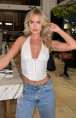 Secret Identity Bustier Off White -Outlet The Lounge Vibe Store lanaskyecaven