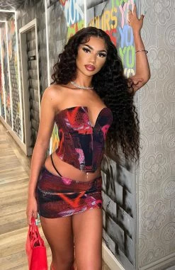 Won't Take The Blame Mesh Bustier Euphoria