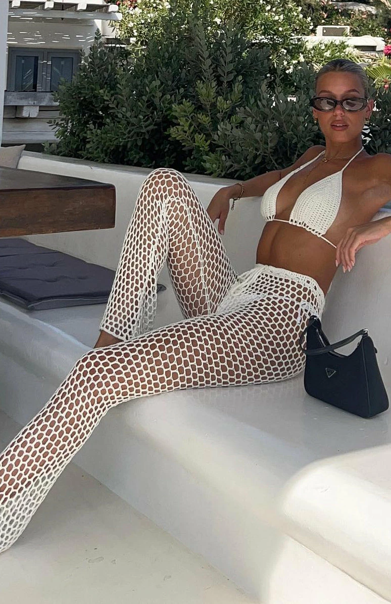 Highway To Heaven Crochet Pants Off White 1 Highway To Heaven Crochet Pants Off White
