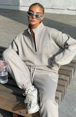 The Highest Demand Zip Front Sweater Taupe 14 The Highest Demand Zip Front Sweater Taupe -Outlet The Lounge Vibe Store sss