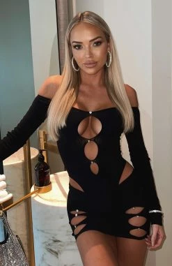 None Of Your Concern Bodysuit Black